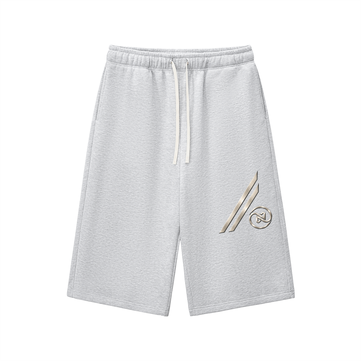Relaxed Drawstring Three-quarter Sweatpants